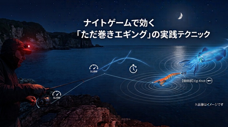 ただ巻きエギング