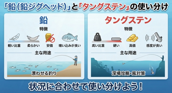 使い分け・比較表