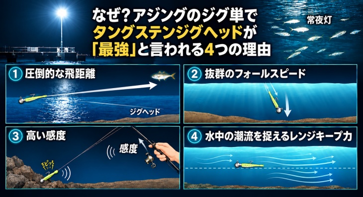 タングステンジグヘッド
